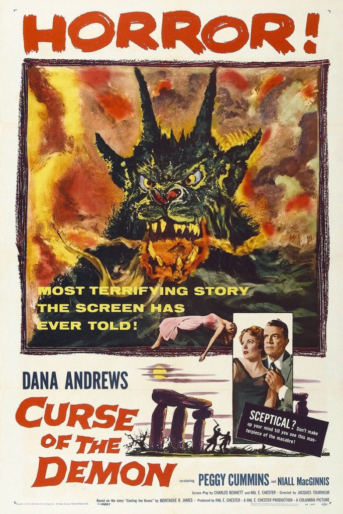 Poster for the movie "Night of the Demon"